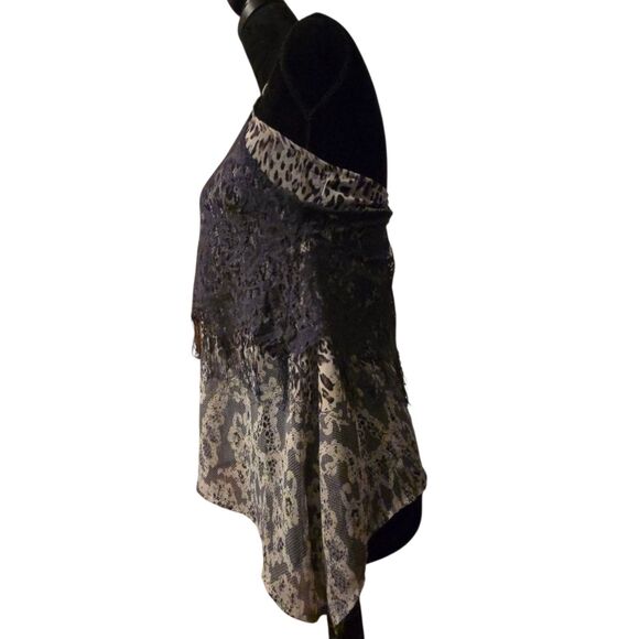 VTG Daytrip S Baby Doll Top Cheetah Animal Fairy Grunge Witchy 90's Y2K - Picture 4 of 10